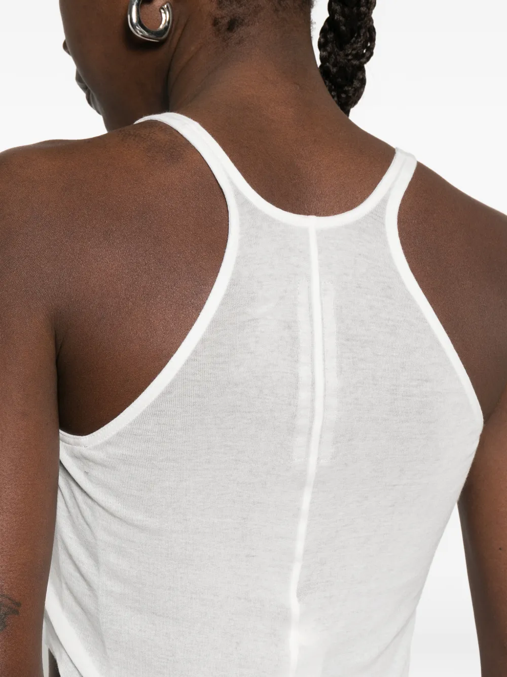 Rick Owens DRKSHDW Tanktop met logo Wit
