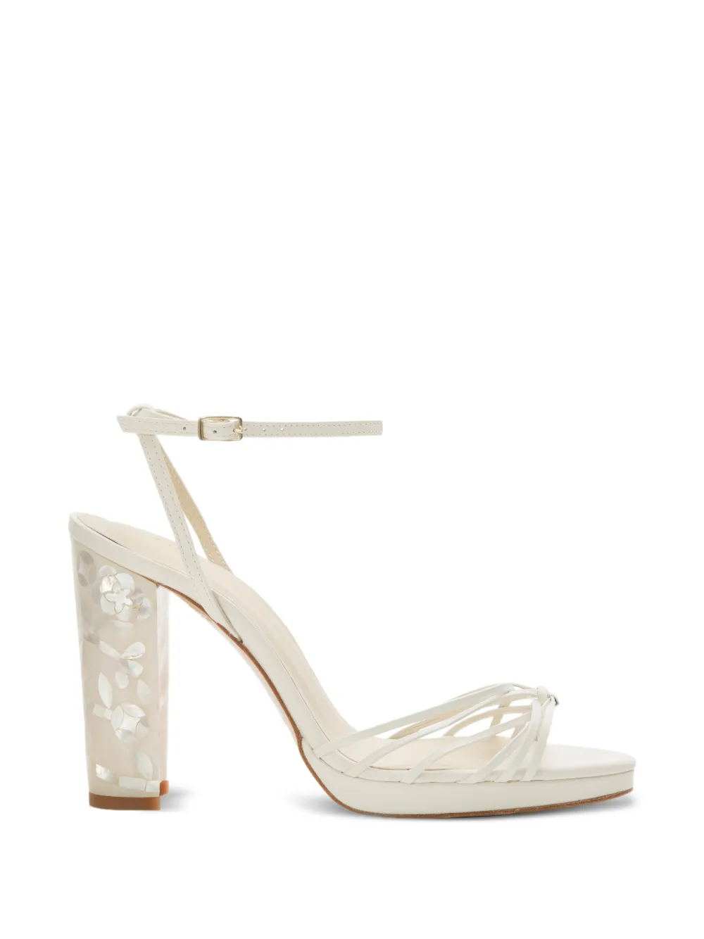 FREYA ROSE Rosalina ankle-strap heeled sandals - White