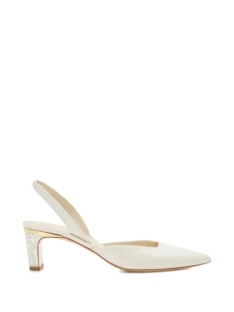 FREYA ROSE Delphine pointed-toe heeled pumps