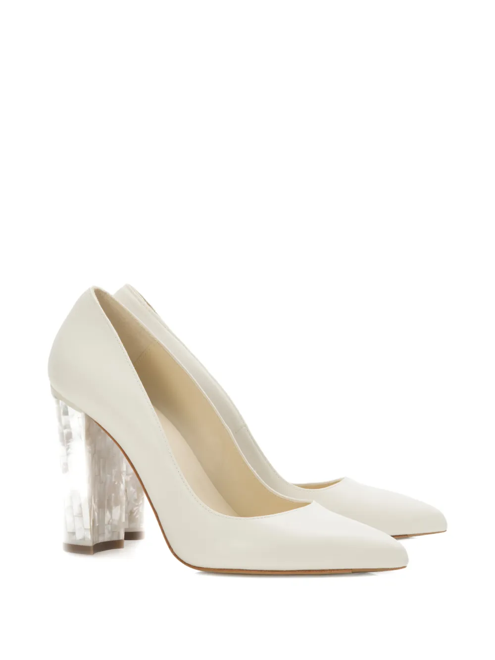 FREYA ROSE Camille pumps met puntige neus Wit