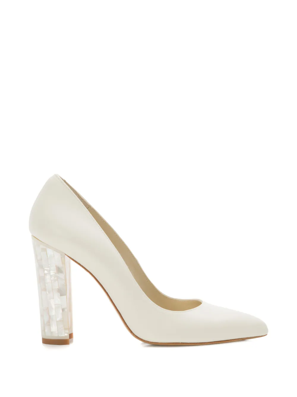 FREYA ROSE Camille pointed-toe pumps - White