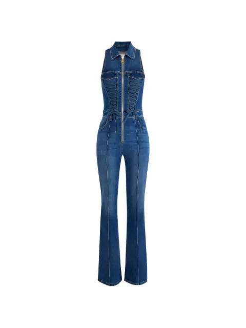 Elisabetta Franchi sleeveless denim jumpsuit