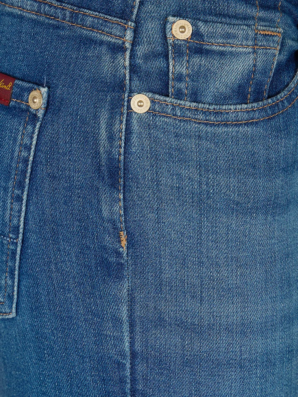  7 For All Mankind Vaqueros Bootcut Tailorless - Azul 