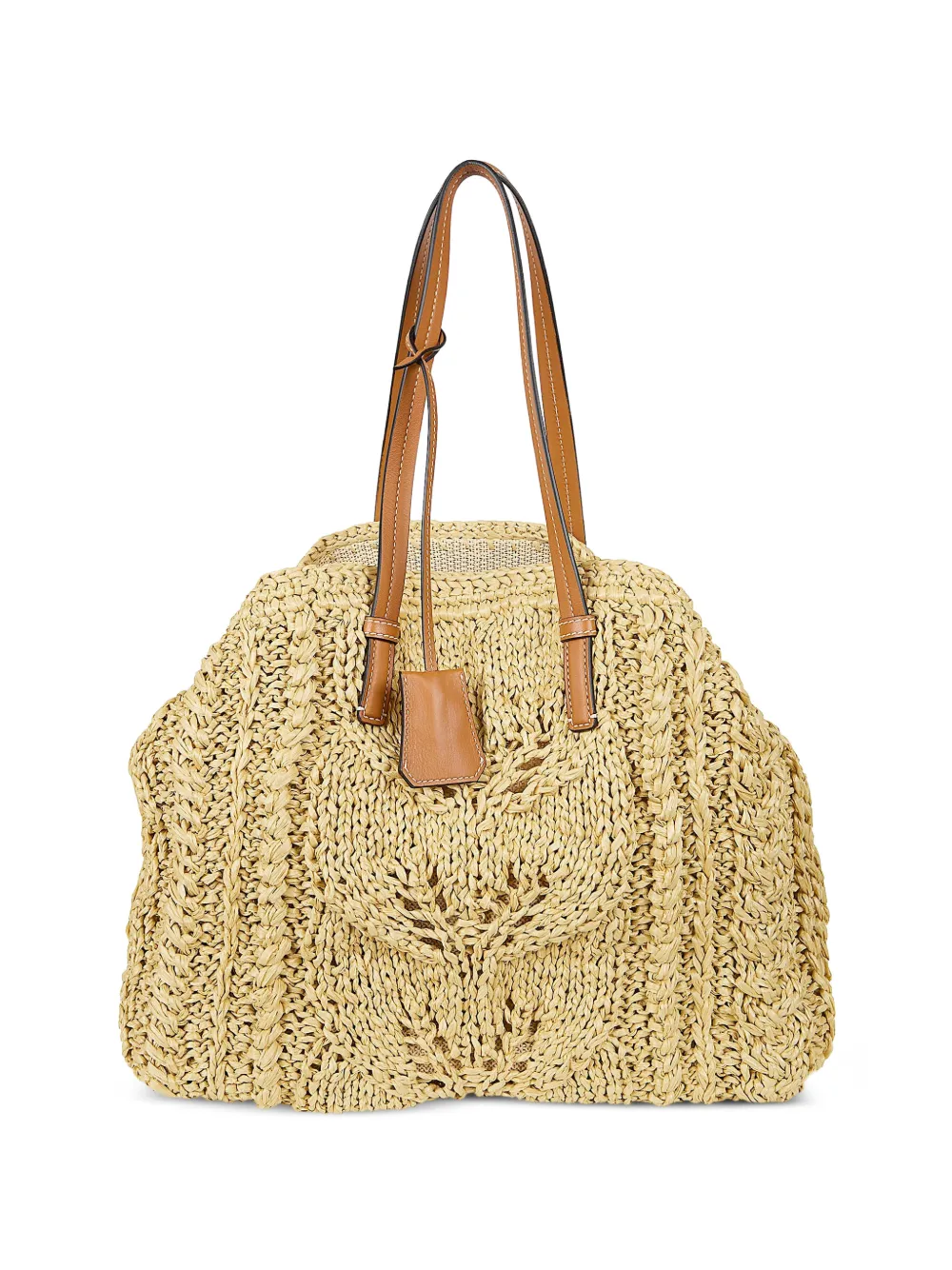 Ermanno Scervino raffia tote bag - Toni neutri