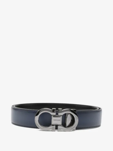 Ferragamo Ledergürtel mit Logo-Schnalle