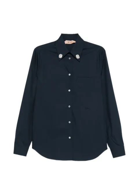 Nº21 embellished pocket blouse