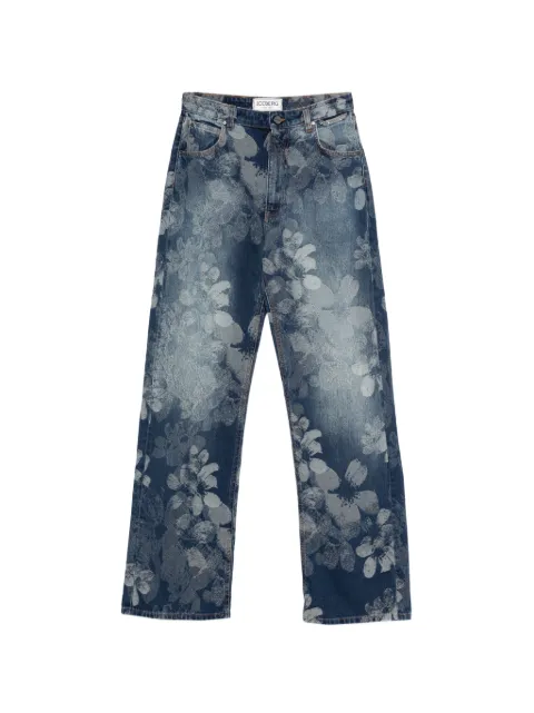 Iceberg jeans con estampado floral