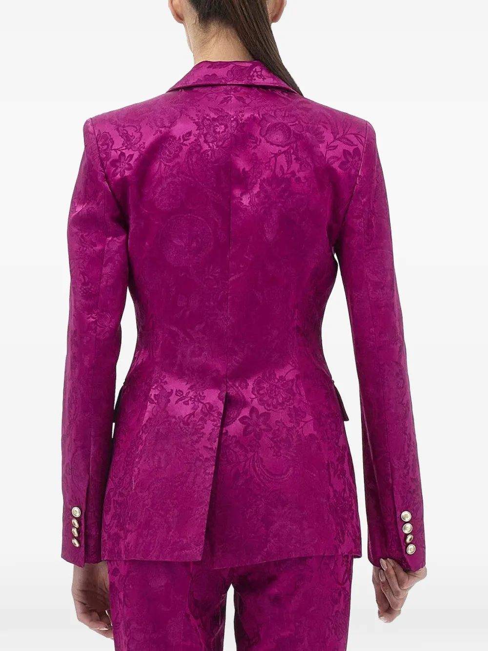  Roberto Cavalli Floral Blazer - Pink 