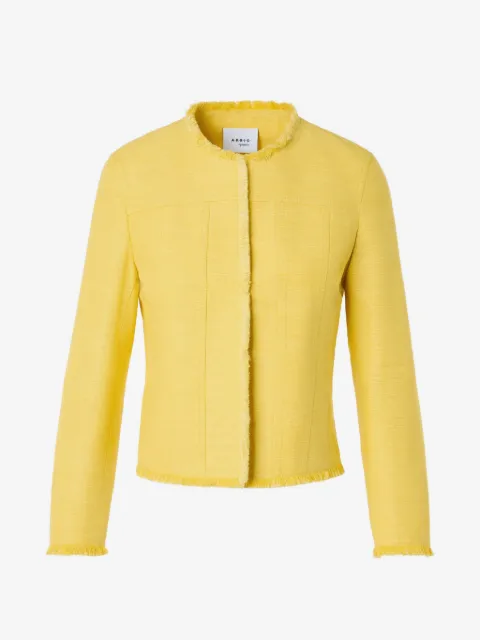 Akris Punto fringed cropped jacket