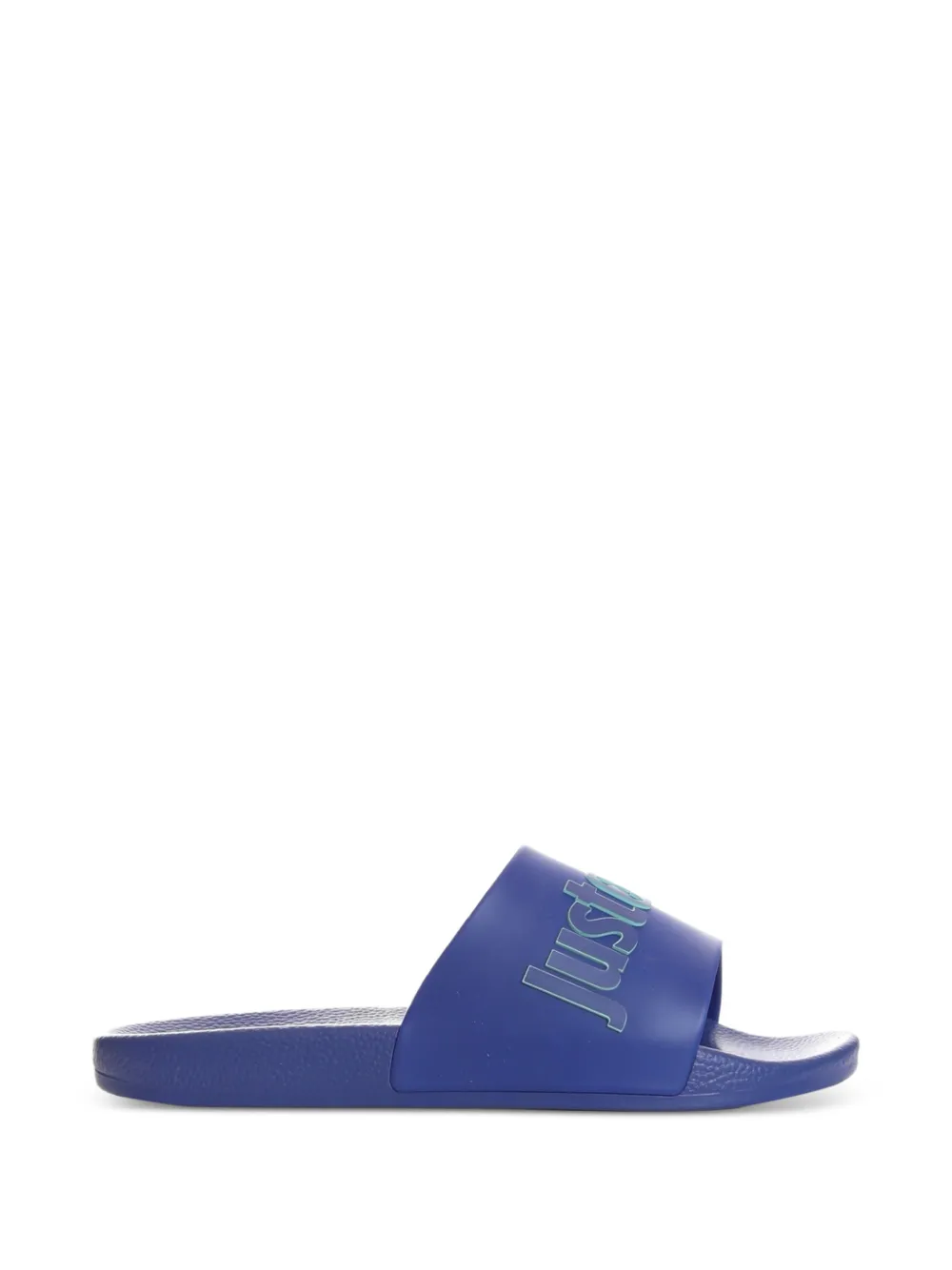 Just Cavalli Sandali slides con logo - Blu