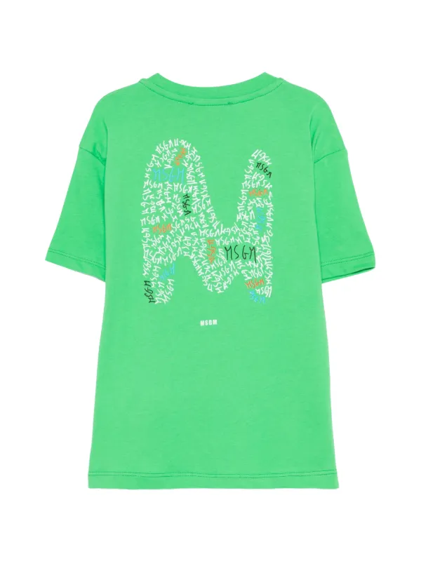 美品◯MSGM キッズTシャツ◯14anni/150cm MSGM Kids logo-print T-shirt | Green | FARFETCH