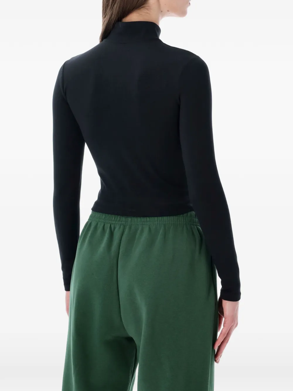 Half-Zip Long-Sleeve Top