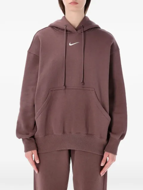 Nike logo-detail hoodie