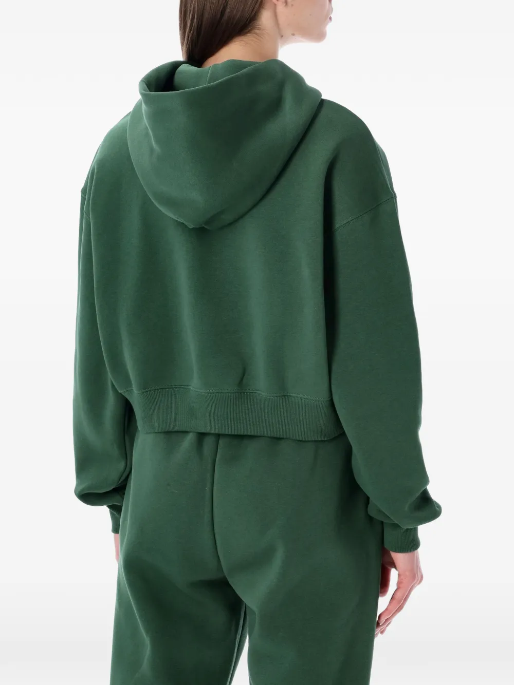 Nike Hoodie met halve knoop Groen