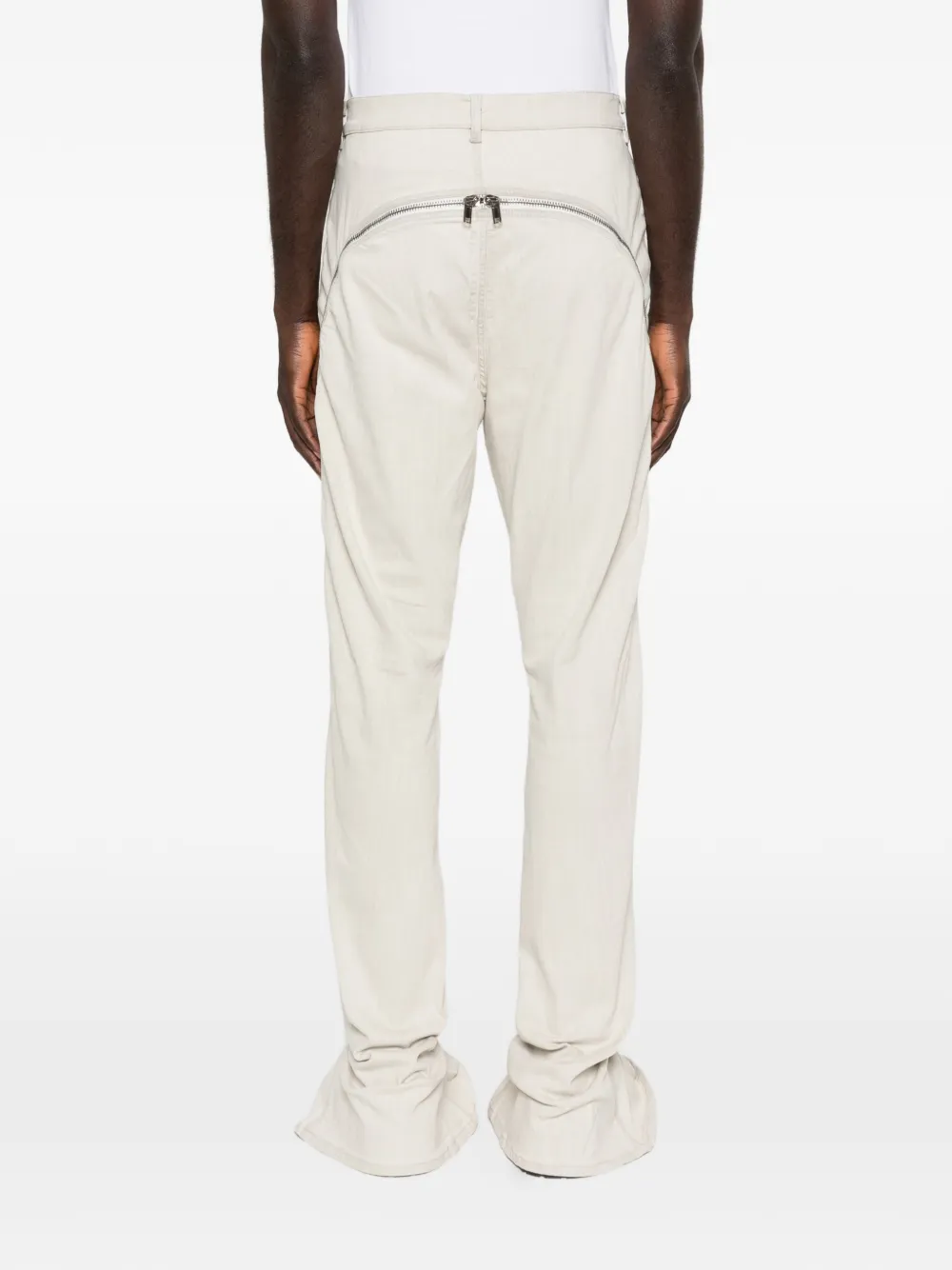 Rick Owens DRKSHDW Jeans met rits Beige
