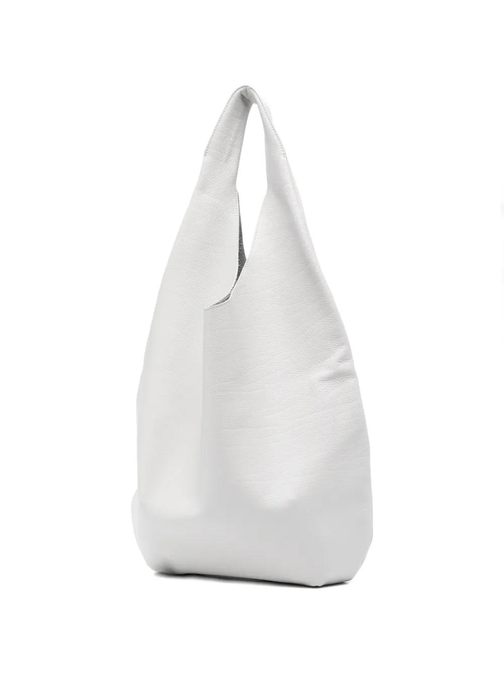  A.p.c. Le Neige Leather Tote Bag - Grey 
