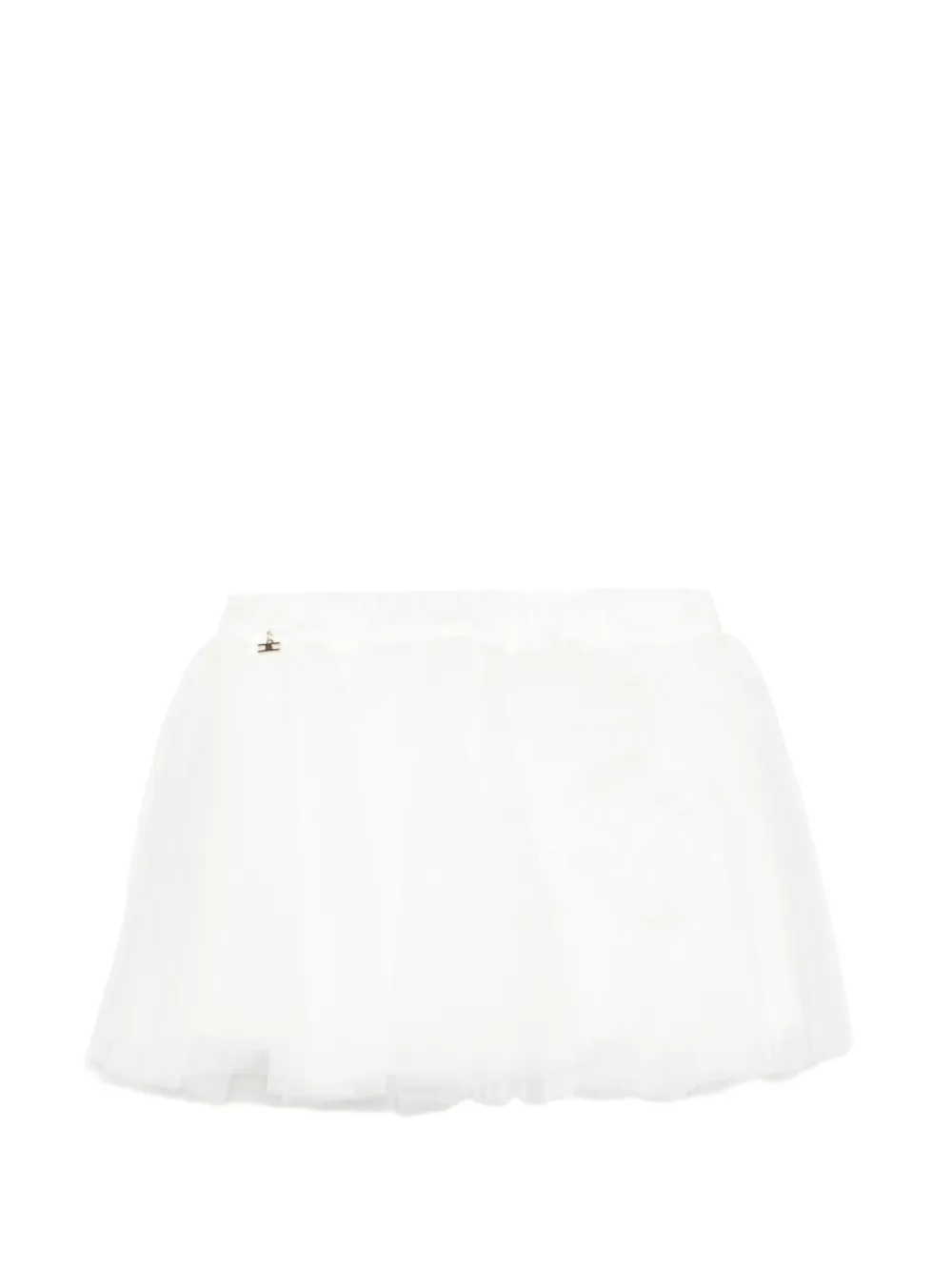 Elisabetta Franchi La Mia Bambina tulle skirt - Bianco