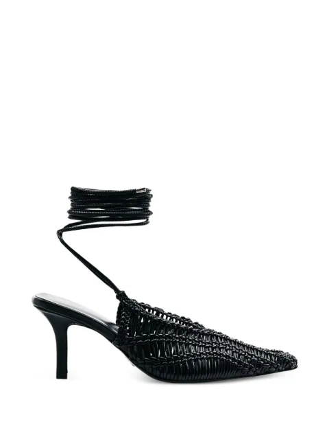 Patrizia Pepe zapatillas con diseño cruzado