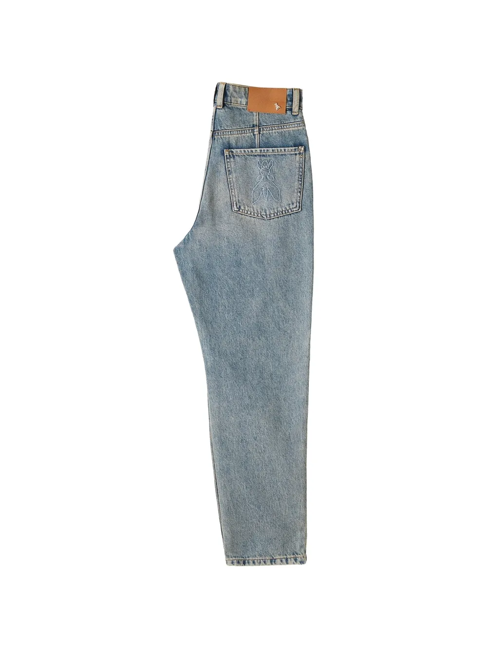  Patrizia Pepe Eyelet Washed Jeans - Blue 