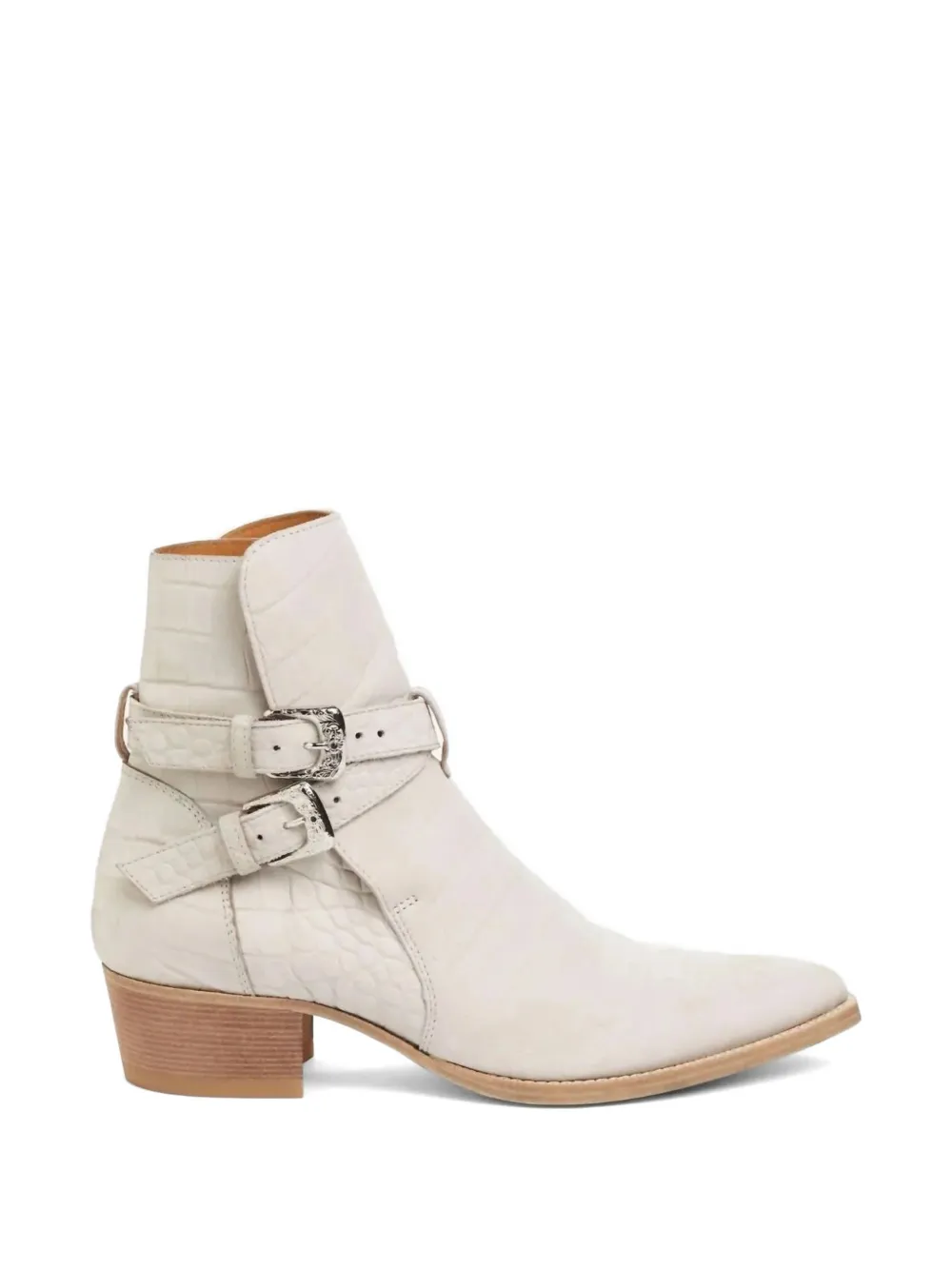 AMIRI jodhpur buckle boots Beige