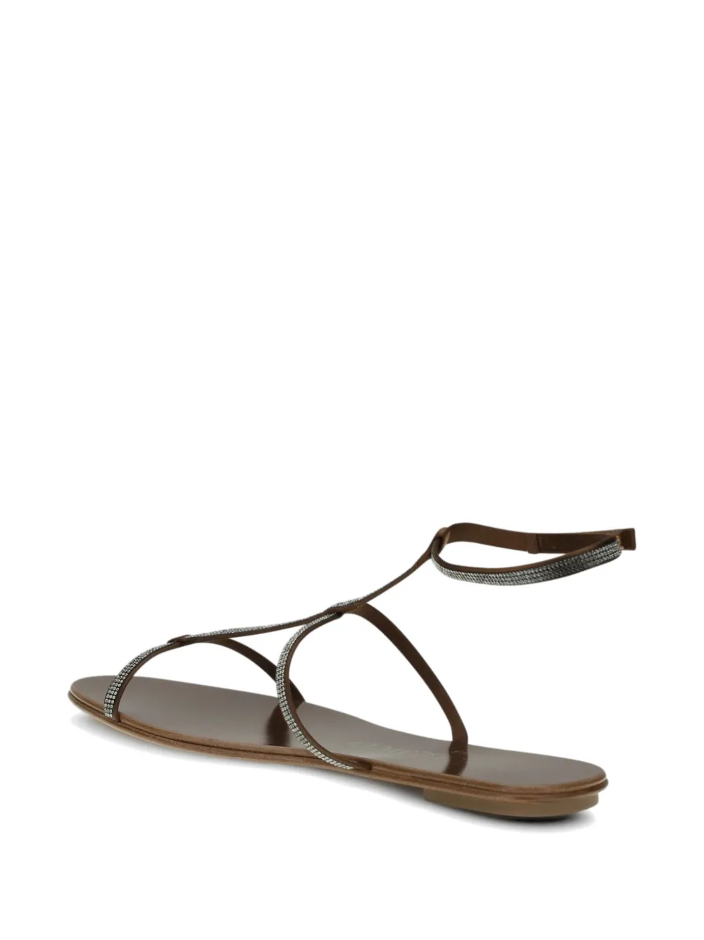 Pedro Garcia Sandalen met verfraaid enkelbandje Bruin