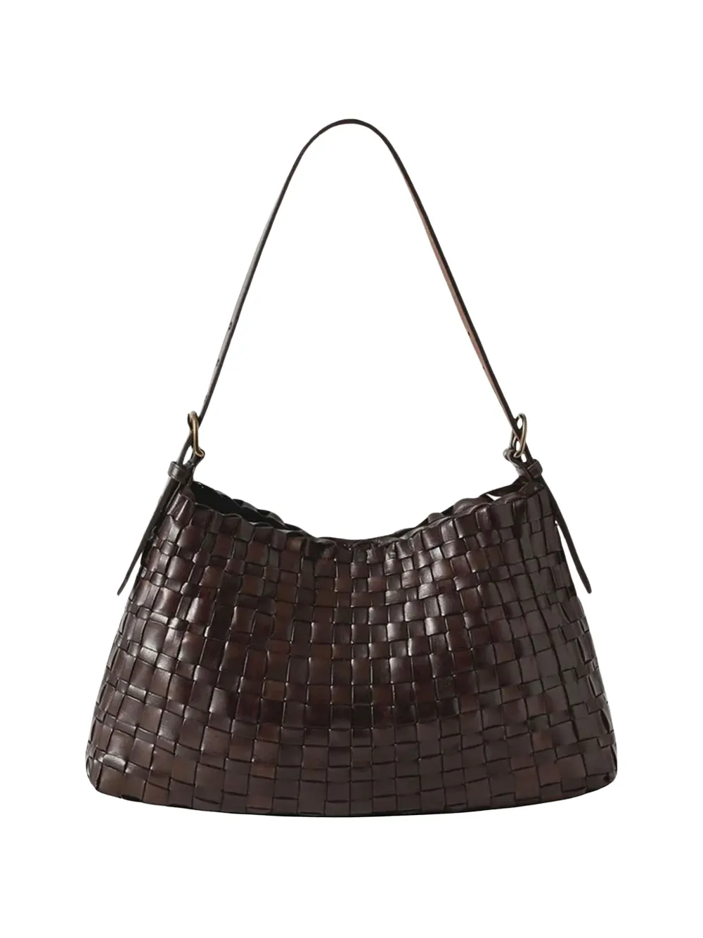 DRAGON DIFFUSION Hobo Salvage woven-design shoulder bag - Marrone