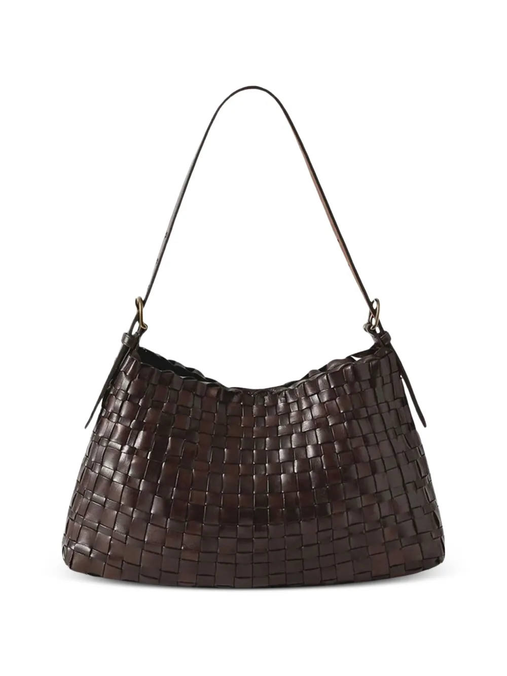 DRAGON DIFFUSION Hobo Salvage woven-design shoulder bag - Marrone