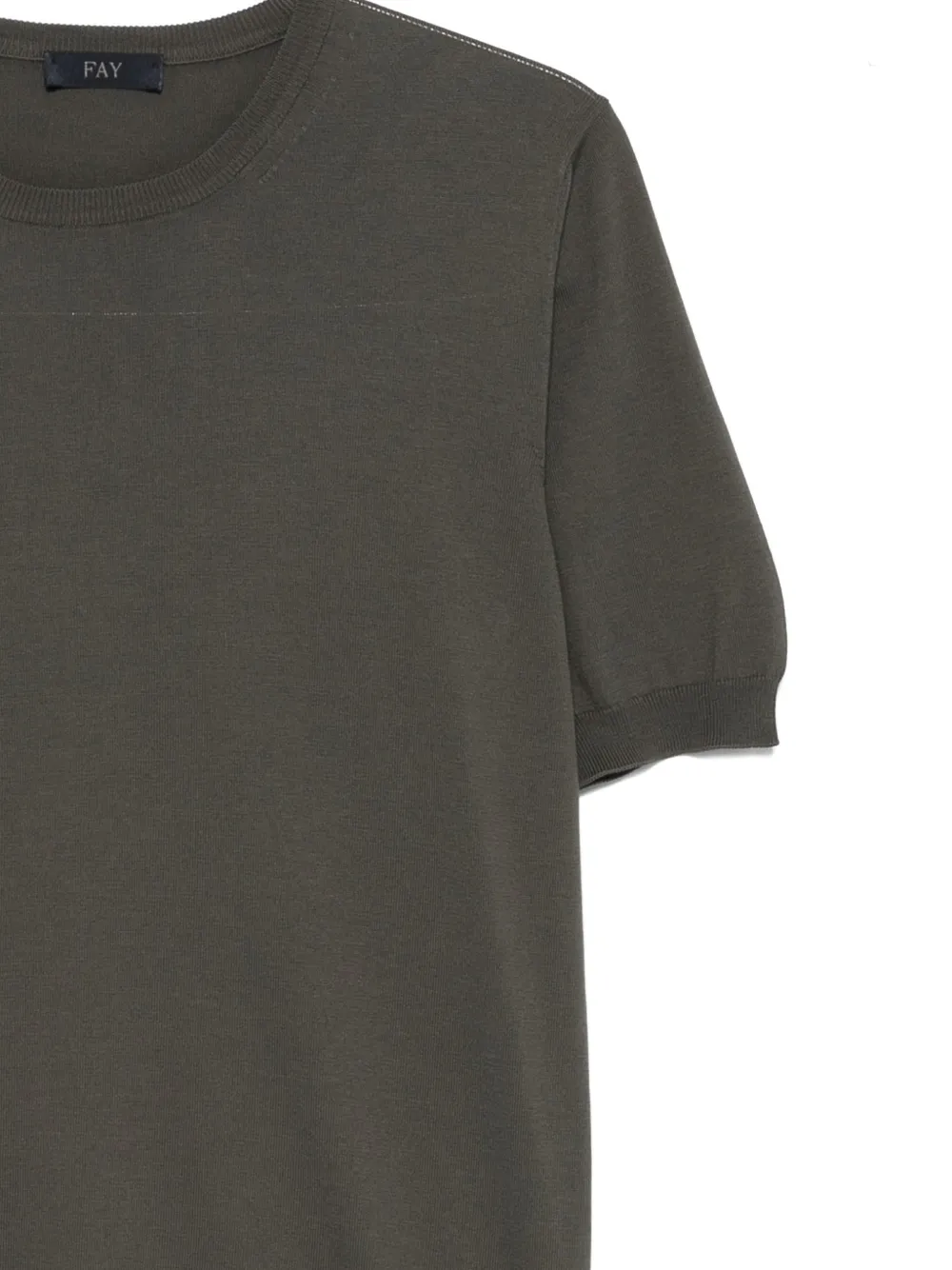  Fay Round-neck T-shirt - Green 