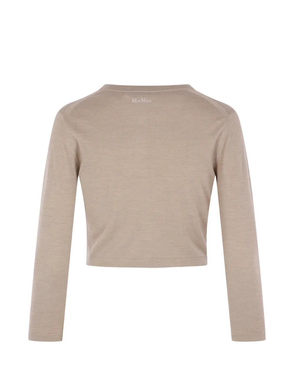 Max Mara Cropped Cardigan - Neutrals 