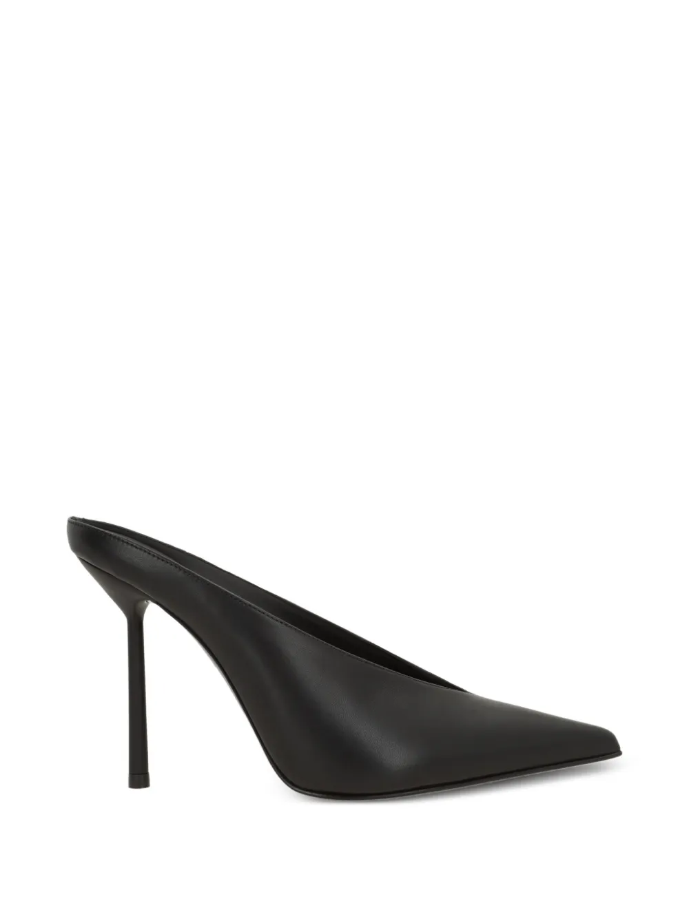 Le Silla Clivage point-toe heeled mules Zwart