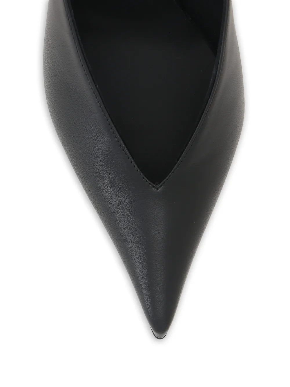 Le Silla Clivage point-toe heeled mules Zwart