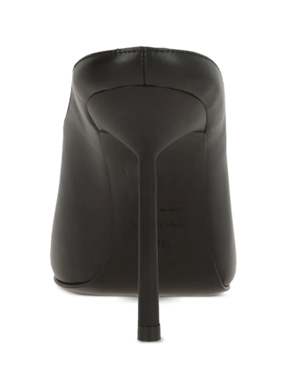 Le Silla Clivage muiltjes met puntige neus Zwart