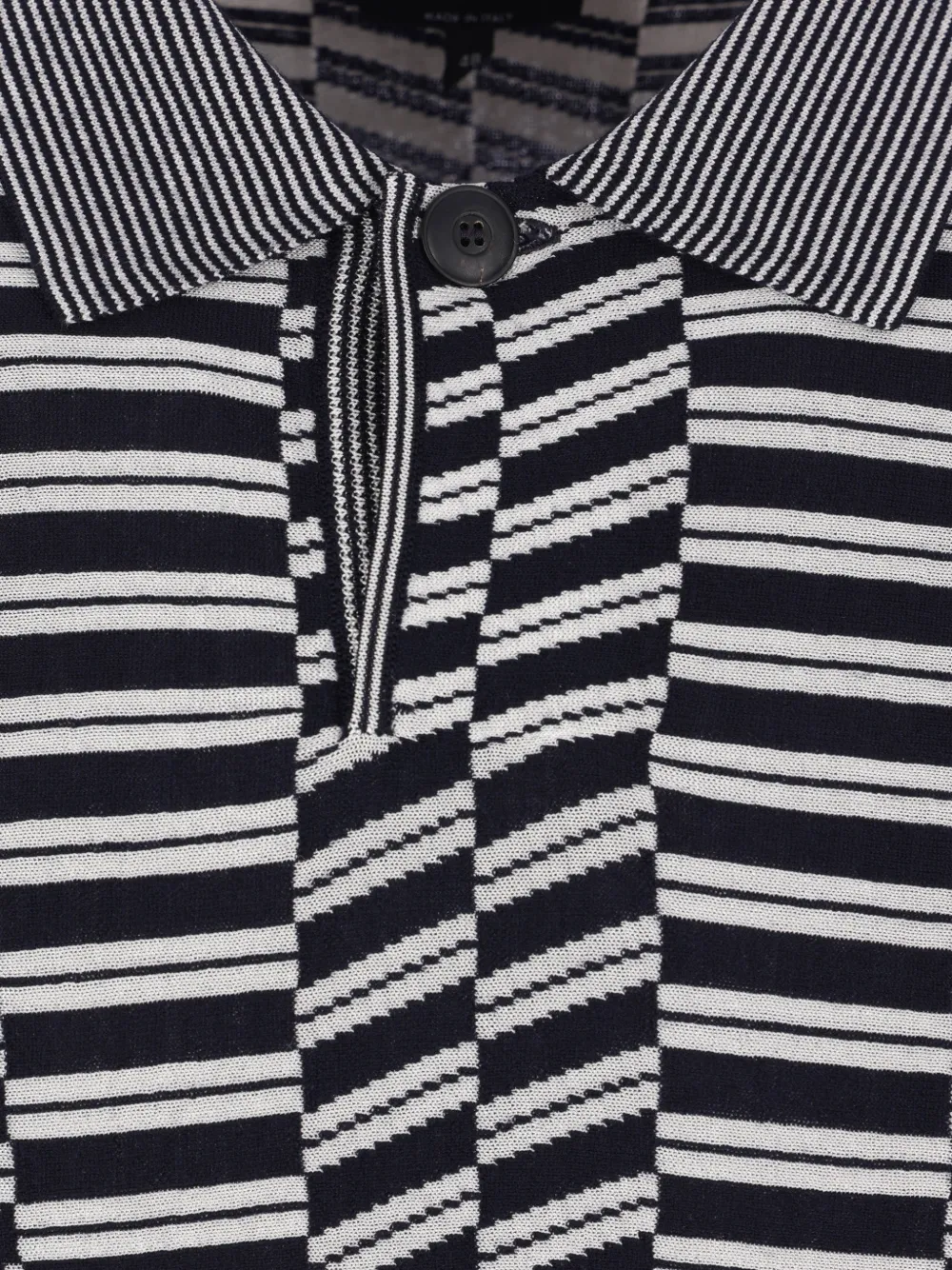 Giorgio Armani Gestreept poloshirt Blauw