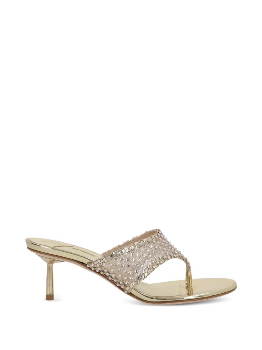 Le Silla Sandalen met T-bandje Goud