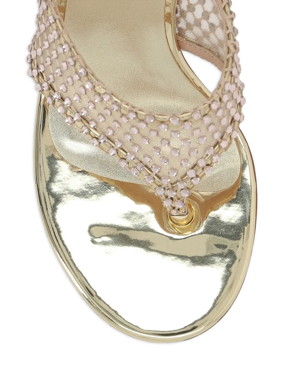 Le Silla Sandalen met T-bandje Goud