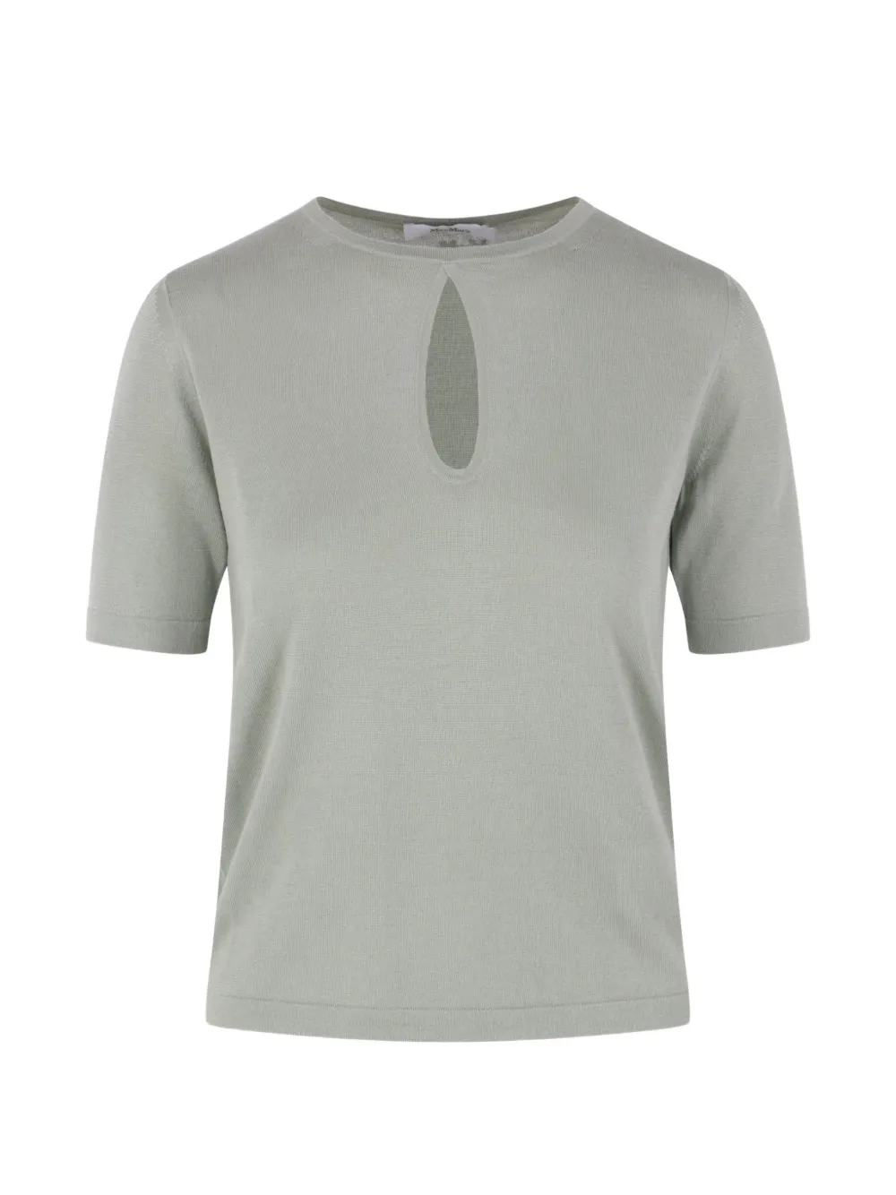 Max Mara fine-knit T-shirt - Grigio