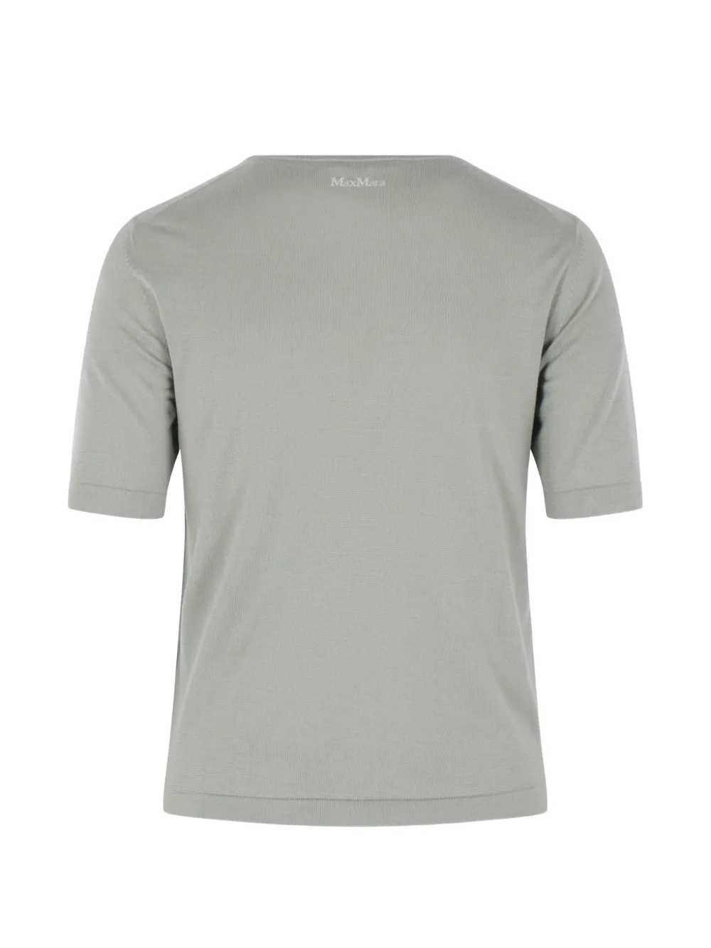 Max Mara Fijngebreid T-shirt Grijs