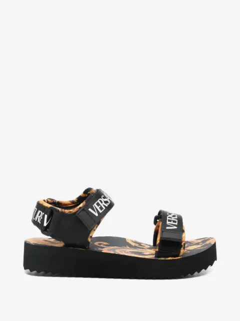 Versace Jeans Couture logo-strap sandals