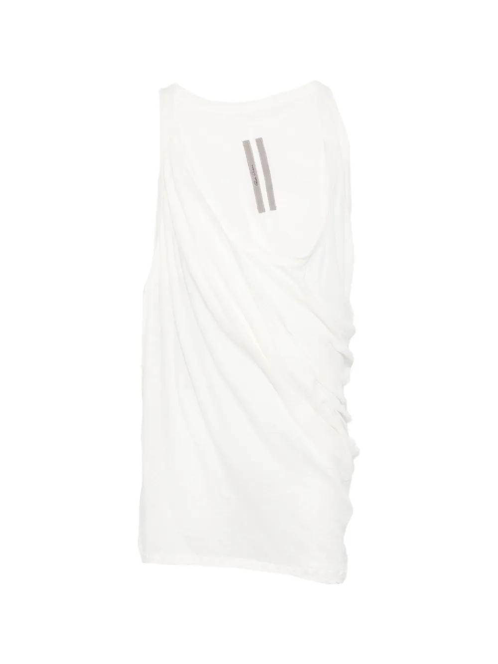 Rick Owens draped sleeveless tank top - Bianco