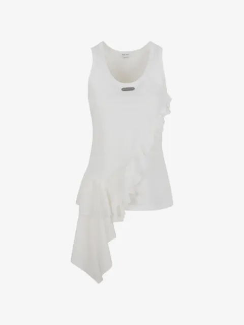 Alexander McQueen ruffled asymmetric shirt