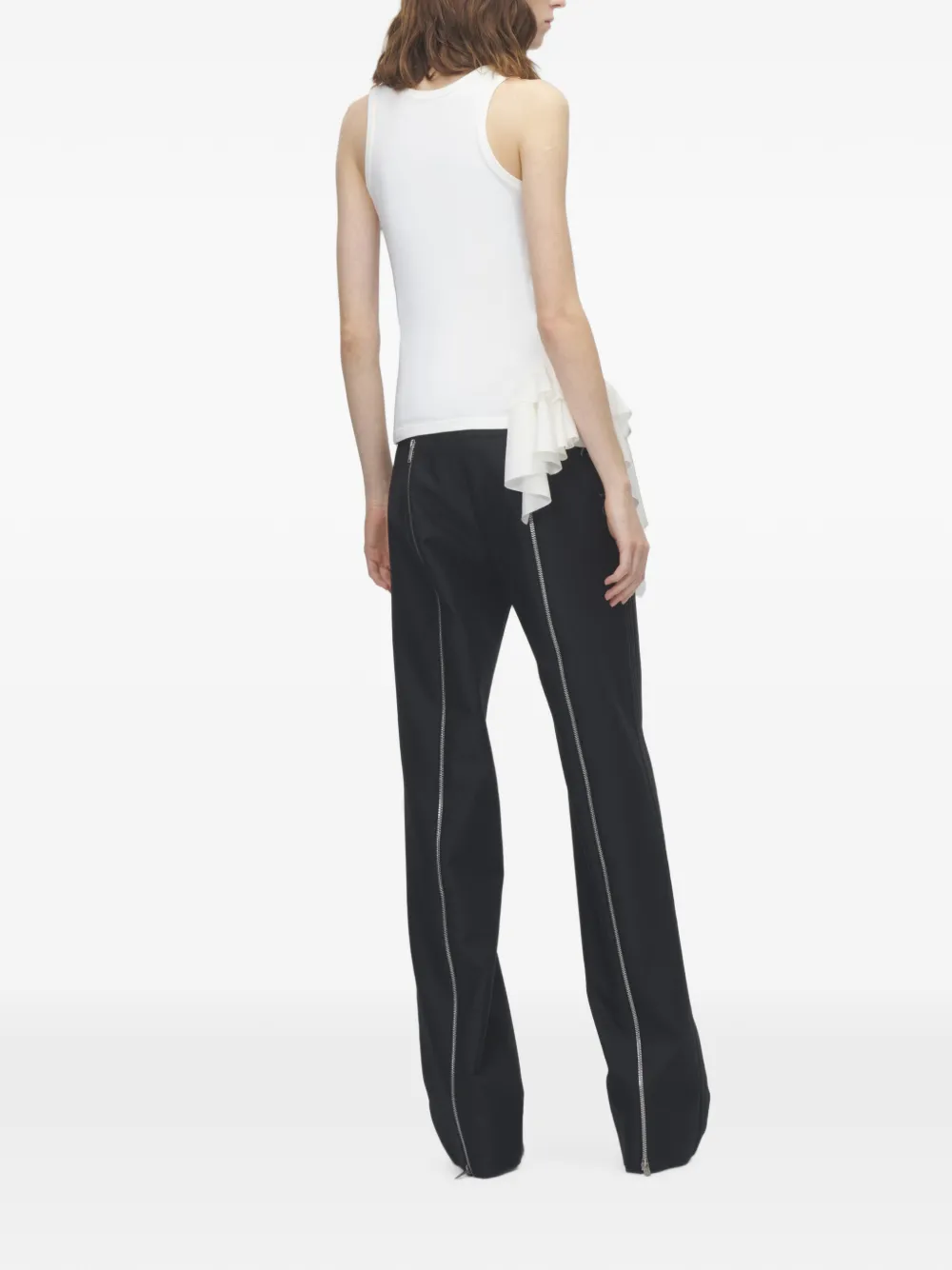 Alexander McQueen Asymmetrische rok Wit