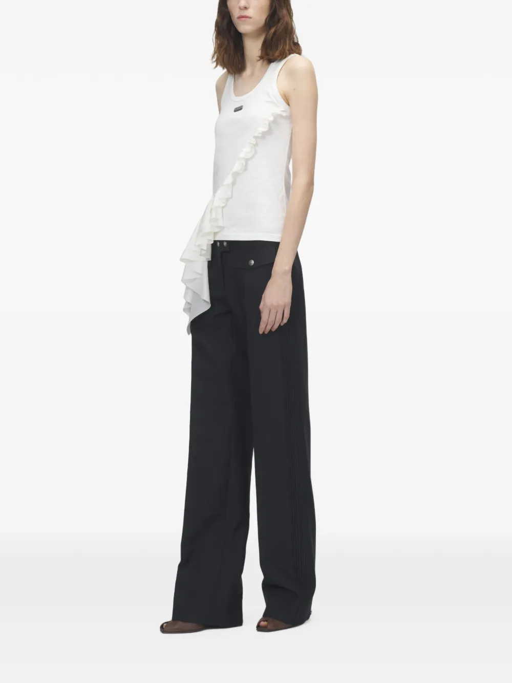 Alexander McQueen Asymmetrische rok Wit