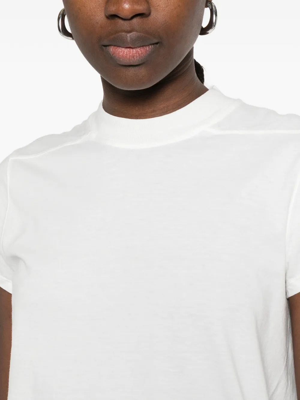 Rick Owens DRKSHDW Small Level T lint T-shirt Wit