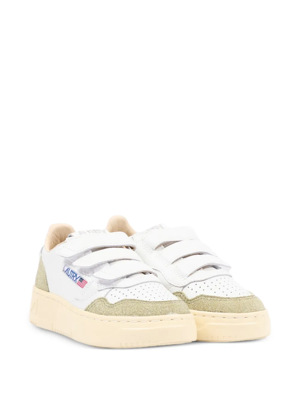 Autry Kids strap leather sneakers - Bianco