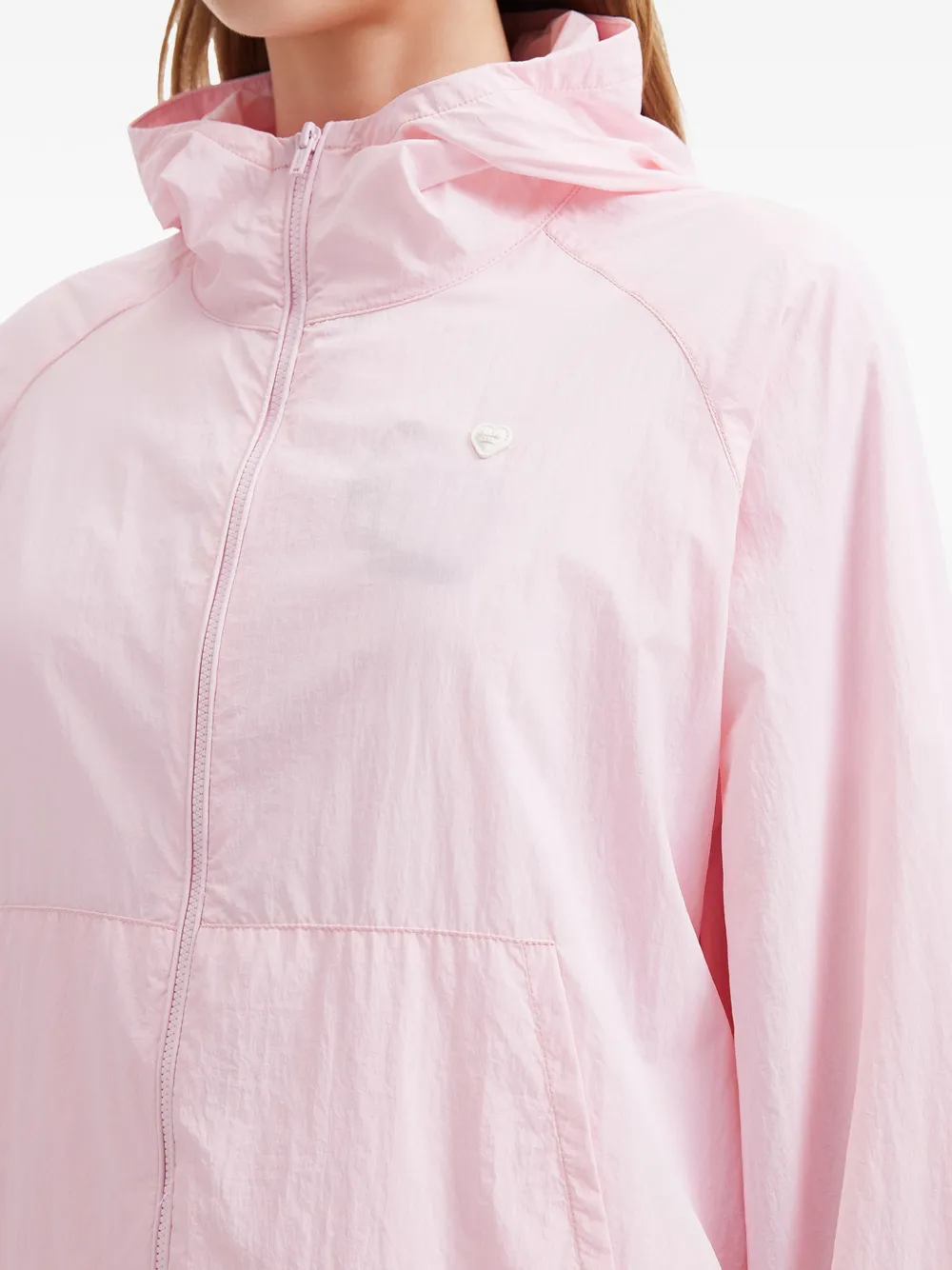 CHOCOOLATE Jack met capuchon en rits Roze