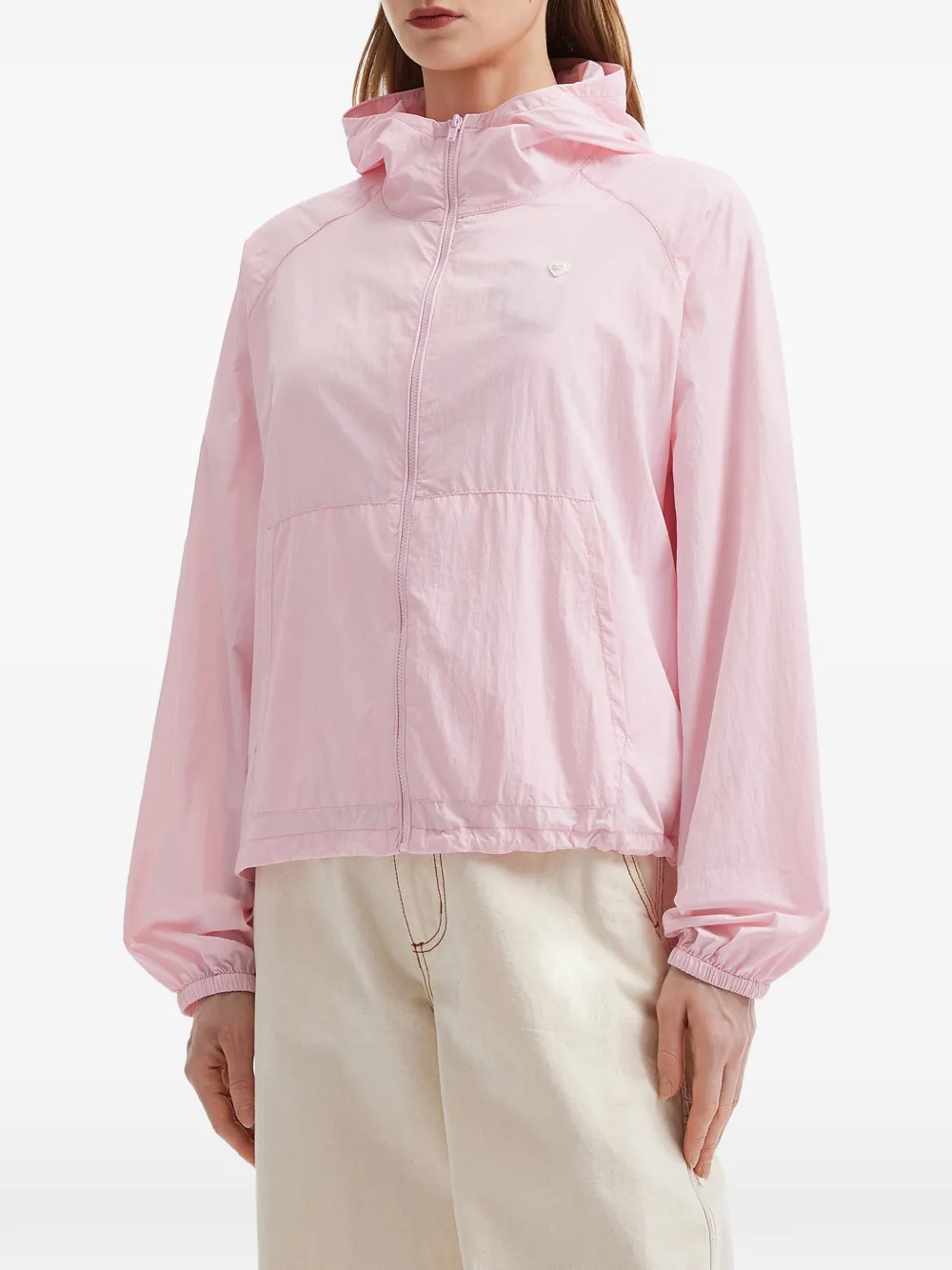  Chocoolate Hooded Zip Jacket - Pink 
