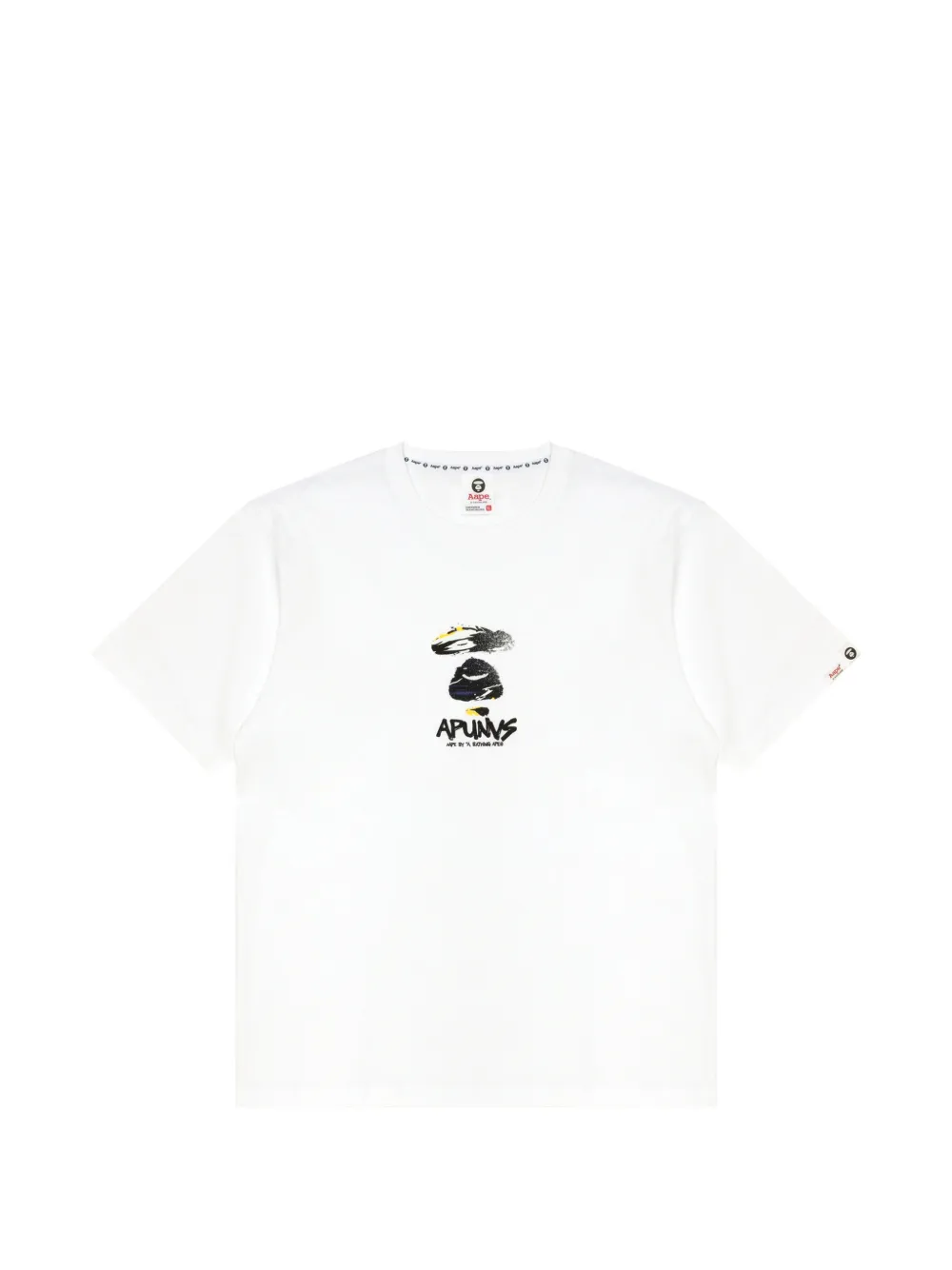 AAPE BY *A BATHING APE® graphic print T-shirt - Bianco