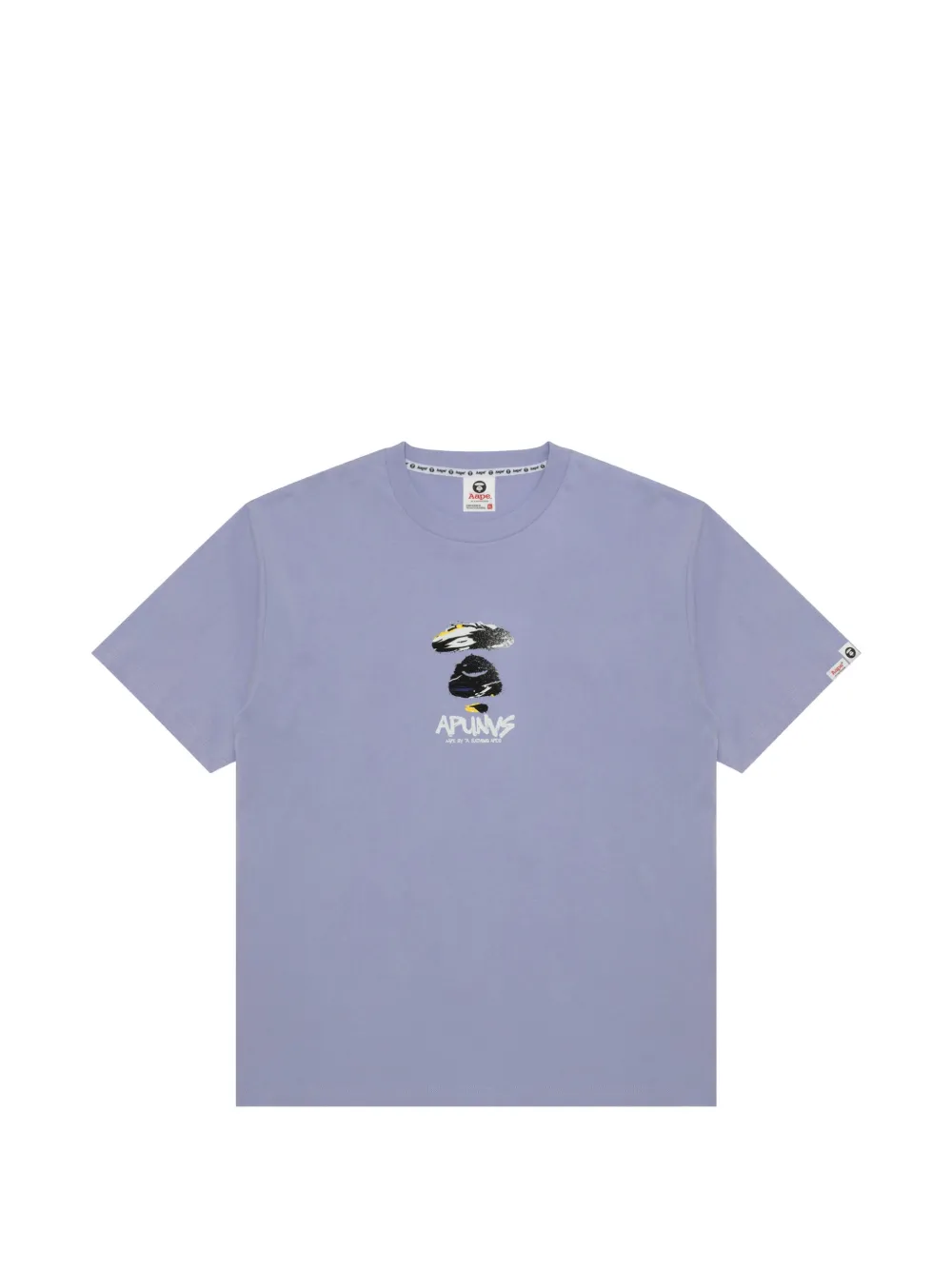 AAPE BY *A BATHING APE® ape universe graphic T-shirt - Viola