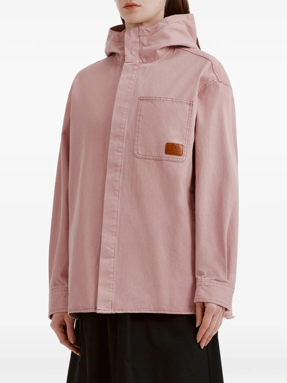  Chocoolate Chaqueta Bordada Con Capucha - Rosa 