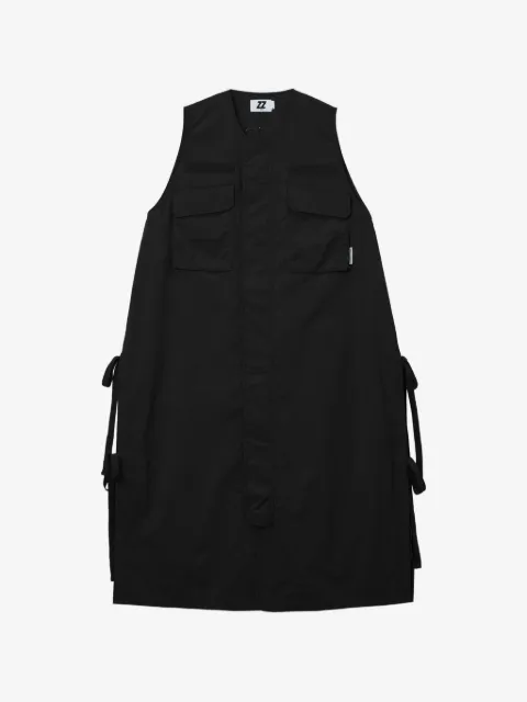 izzue robe sans manches à col rond